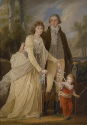 Prince Karl of Liechtenstein (1765-1795) with His Wife Maria Anna Josepha, Countess of Khevenhüller-Metsch (1770-1849) and Their Son Karl (1790-1865)